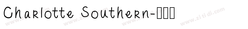 Charlotte Southern字体转换